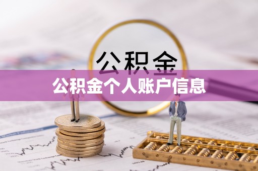 鹿泉公积金个人账户信息