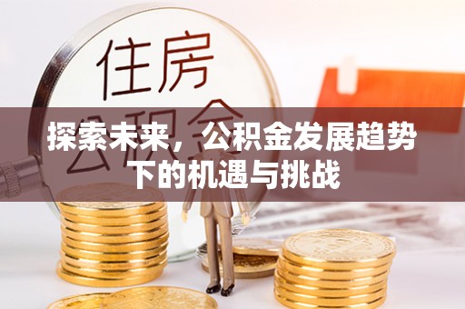 鹿泉探索未来，公积金发展趋势下的机遇与挑战