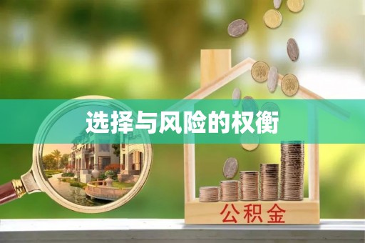 鹿泉选择与风险的权衡