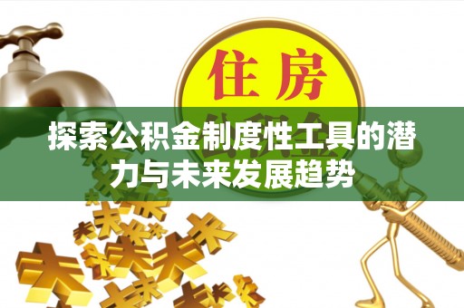 鹿泉探索公积金制度性工具的潜力与未来发展趋势