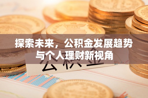 鹿泉探索未来，公积金发展趋势与个人理财新视角