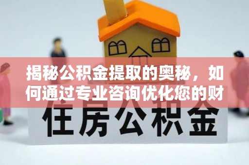 鹿泉揭秘公积金提取的奥秘，如何通过专业咨询优化您的财务规划