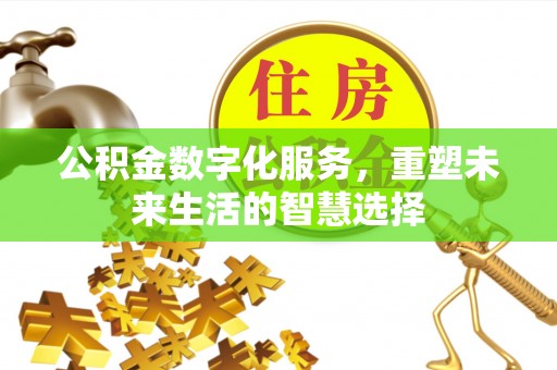 鹿泉公积金数字化服务，重塑未来生活的智慧选择