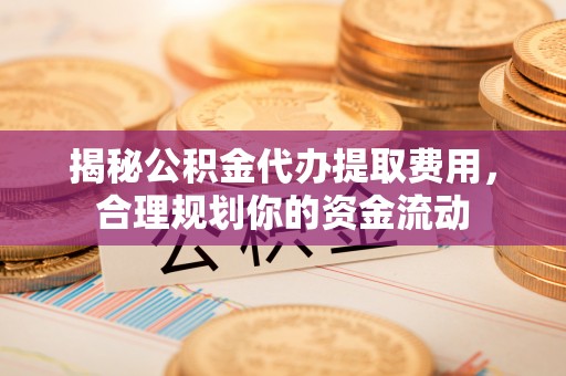 鹿泉揭秘公积金代办提取费用，合理规划你的资金流动