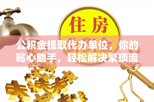 鹿泉公积金提取代办单位，你的贴心助手，轻松解决繁琐流程