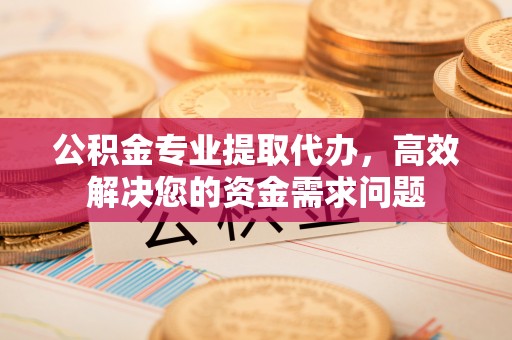 鹿泉公积金专业提取代办，高效解决您的资金需求问题